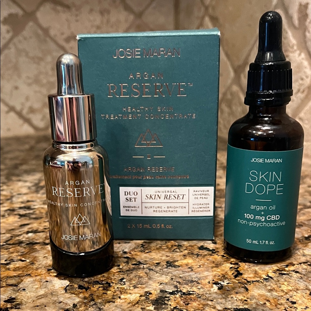 Josie Maran Argan Reserve and Skin Dope Set